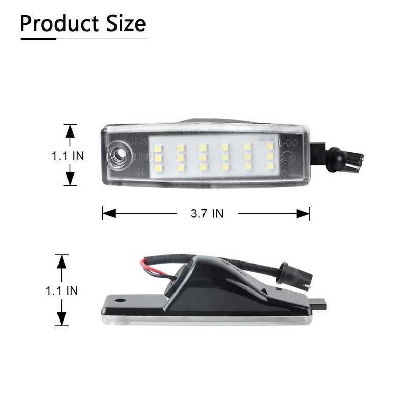 Gempro License Plate Light, 2Pcs LED License Plate Tag Lamp Assembly Compatbile for Scion XB Toyota Highlander Lexus RX300 - Image 5